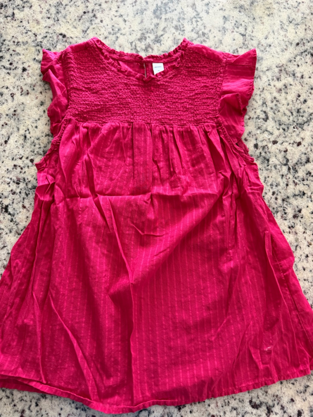 Old Navy Women’s Fuchsia Pink Flutter Sleeve Top